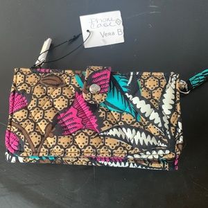 Vera Bradley phone case wristlet